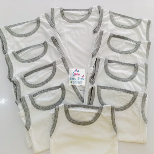 5Pcs Set Cotton Unisex Baby Vest
