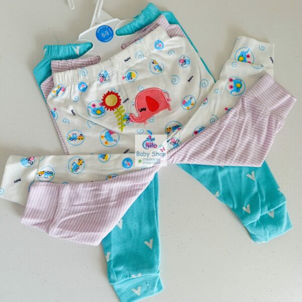 3PC Infant Boy Cotton Pants Set - Image 3