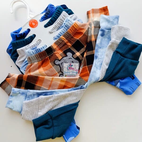 5 Piece Cartoon-Themed Baby Boy Pants Set - Image 13
