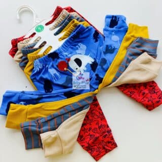 5 Piece Cartoon-Themed Baby Boy Pants Set