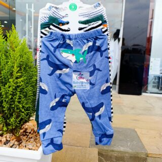5 Piece Cartoon-Themed Baby Boy Pants Set