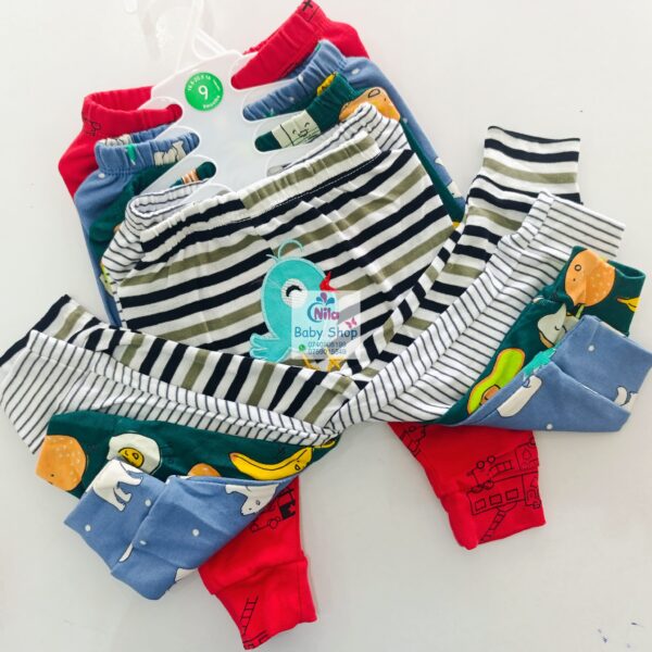 5 Piece Cartoon-Themed Baby Boy Pants Set - Image 24
