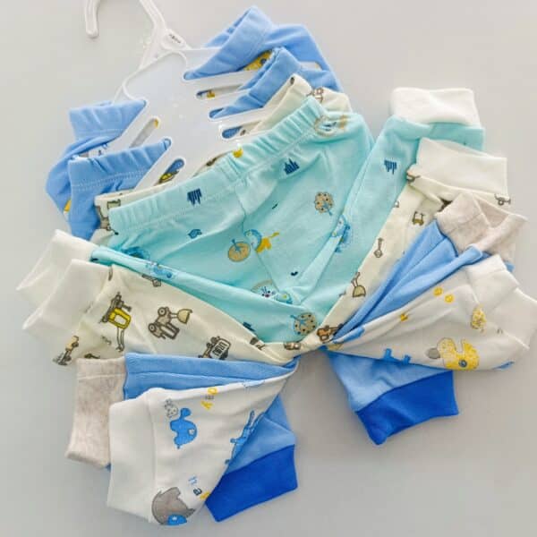 5 Piece Cartoon-Themed Baby Boy Pants Set - Image 16