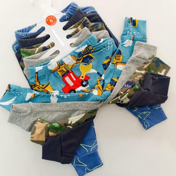 5 Piece Cartoon-Themed Baby Boy Pants Set - Image 5