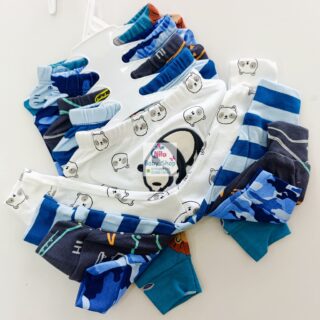 5 Piece Cartoon-Themed Baby Boy Pants Set