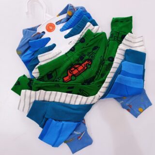 5 Piece Cartoon-Themed Baby Boy Pants Set