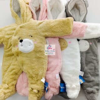 Baby Rompers with Hoods (0-18Months)