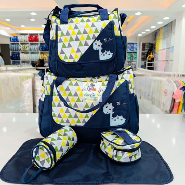 5 in 1 Classy Diaper Bag Waterproof Travel Nappy Bag - Image 4