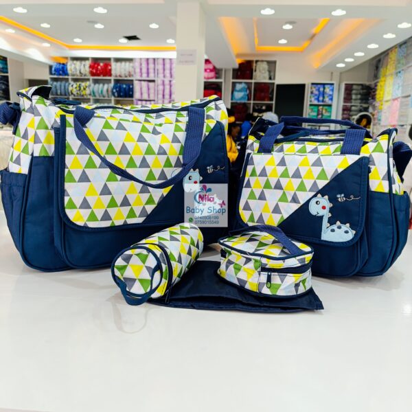 5 in 1 Classy Diaper Bag Waterproof Travel Nappy Bag - Image 5