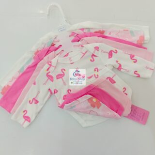 5 Pcs High Quality Newborn Baby Girl Long Sleeve Onesies