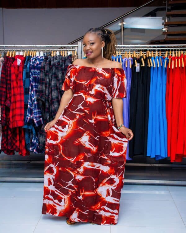 African Swahili Maxi Dera Free Size Maternity Dress