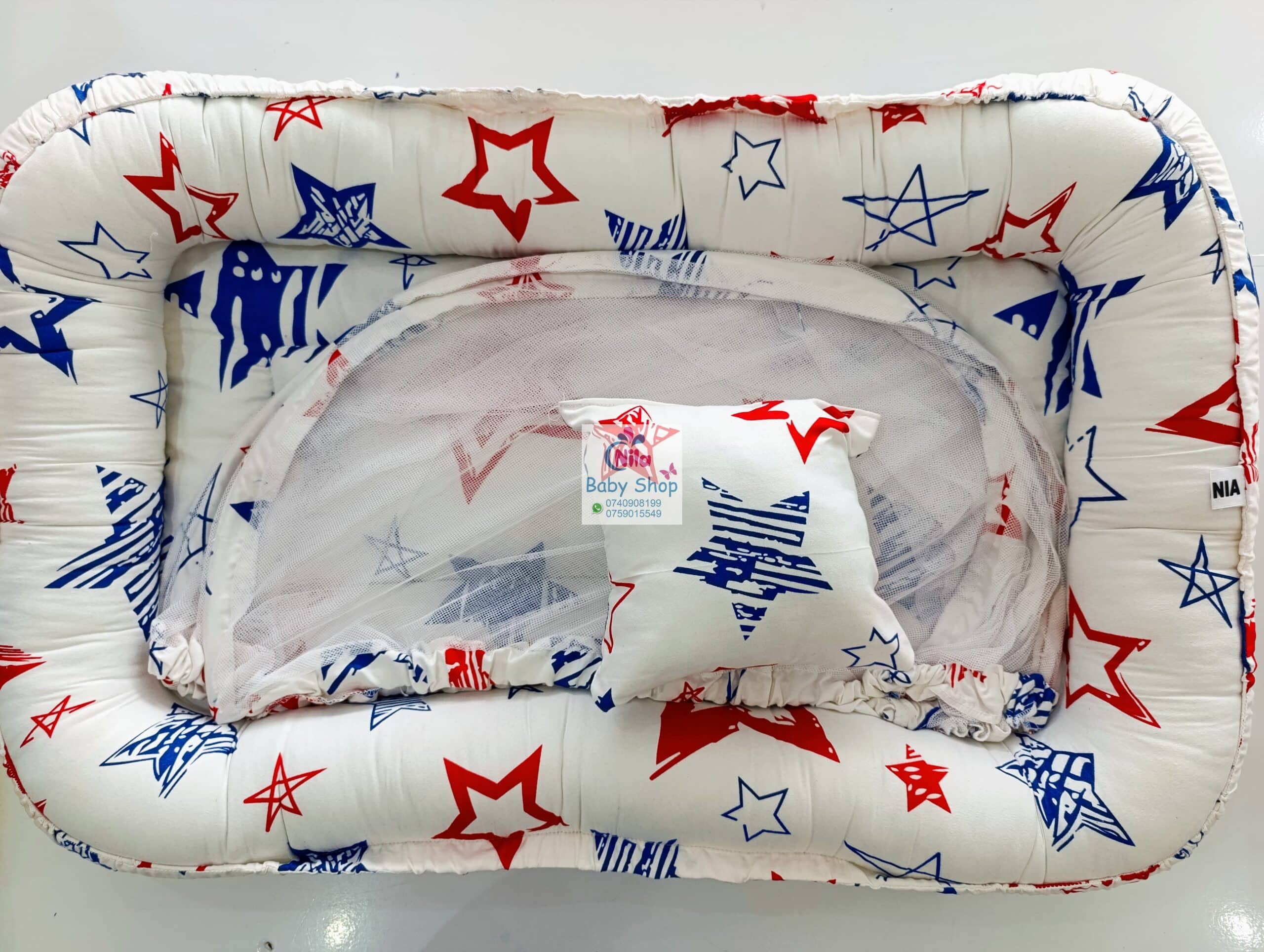Portable Baby Co-sleeper With Mosquito Net - Image 6