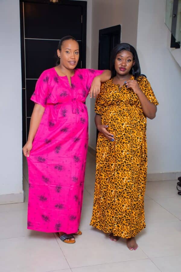 African Swahili Maxi Dera Free Size Maternity Dress