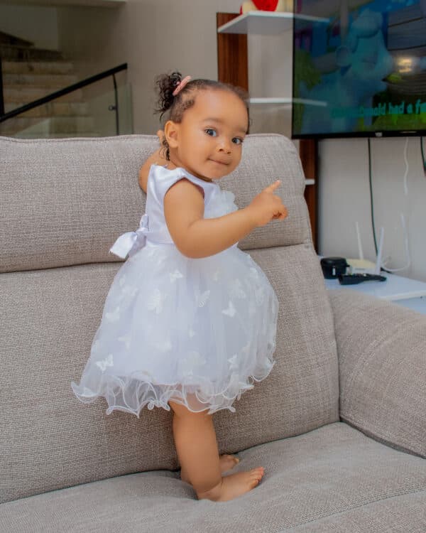 Fashion Princess Dress Wedding Flower Girl Birthday Dress - Image 13