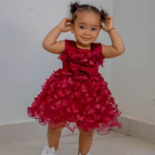 Fashion Princess Dress Wedding Flower Girl Birthday Dress