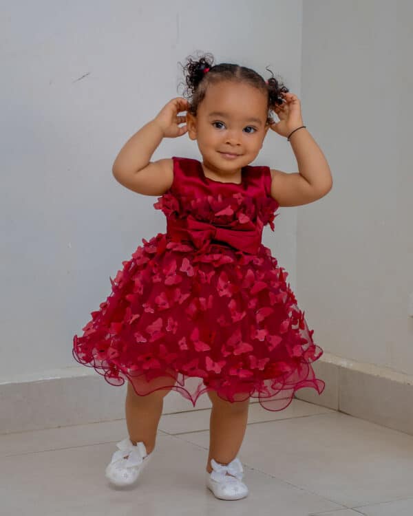 Fashion Princess Dress Wedding Flower Girl Birthday Dress