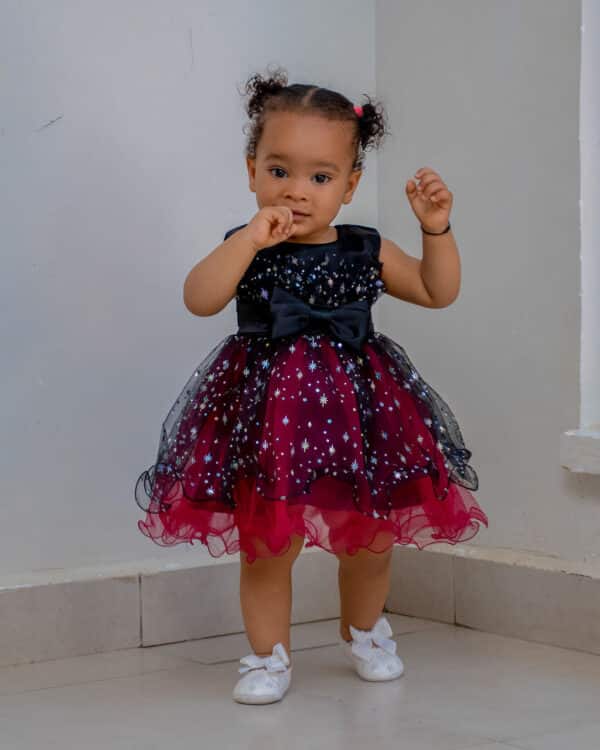 Fashion Princess Dress Wedding Flower Girl Birthday Dress - Image 10