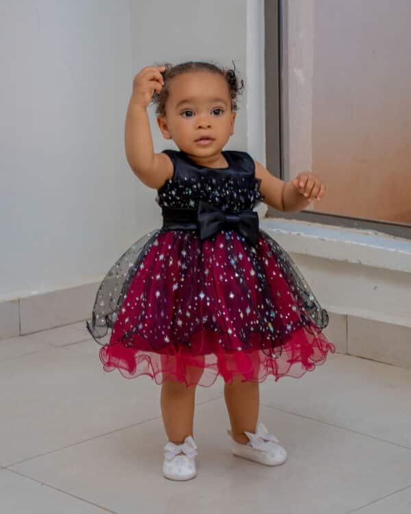 Fashion Princess Dress Wedding Flower Girl Birthday Dress - Image 9