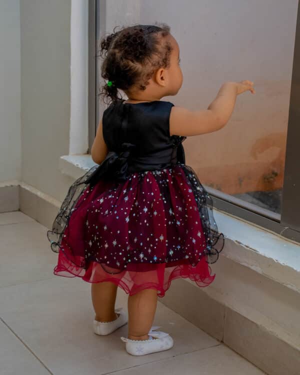 Fashion Princess Dress Wedding Flower Girl Birthday Dress - Image 8