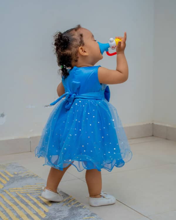 Fashion Princess Dress Wedding Flower Girl Birthday Dress - Image 5