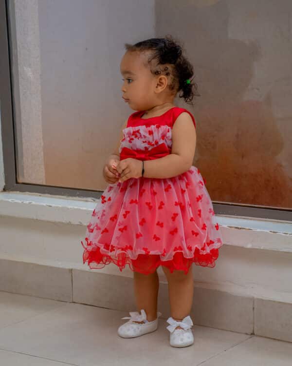 Fashion Princess Dress Wedding Flower Girl Birthday Dress - Image 3