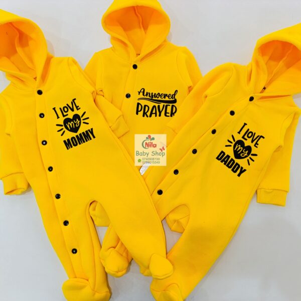 Cozy Unisex Baby Rompers Hooded Swaddle Sleepsuit - Image 5