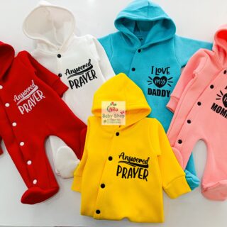 Cozy Unisex Baby Rompers Hooded Swaddle Sleepsuit