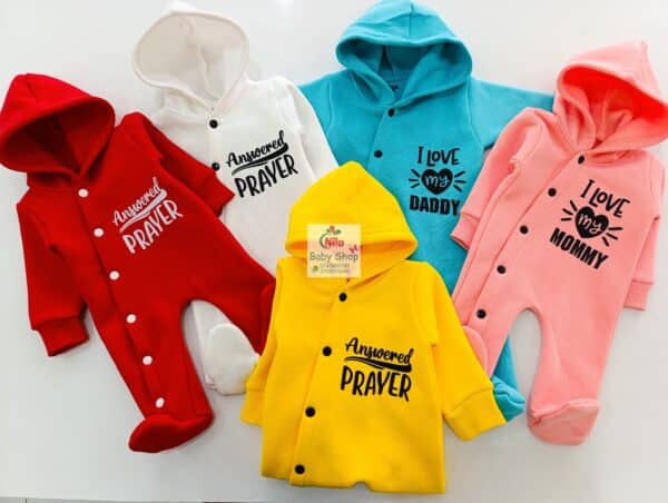 Cozy Unisex Baby Rompers Hooded Swaddle Sleepsuit