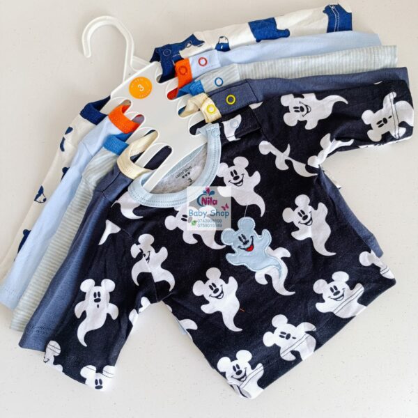 Carter's 5-Pack Baby Boys Long Sleeved Cotton T-Shirts - Image 4