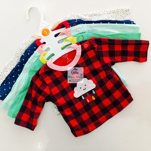 Carter's 5-Pack Baby Boys Long Sleeved Cotton T-Shirts - Image 9