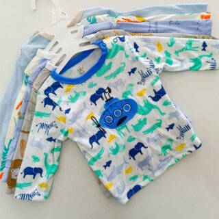 Carter's 5-Pack Baby Boys Long Sleeved Cotton T-Shirts