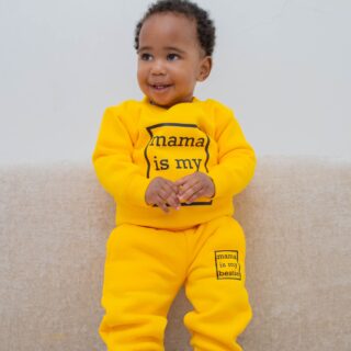 Infant Baby 2 Piece Set Fashion Pullover Sweatshirt + Trouser Elastic Waist Sweatpants
