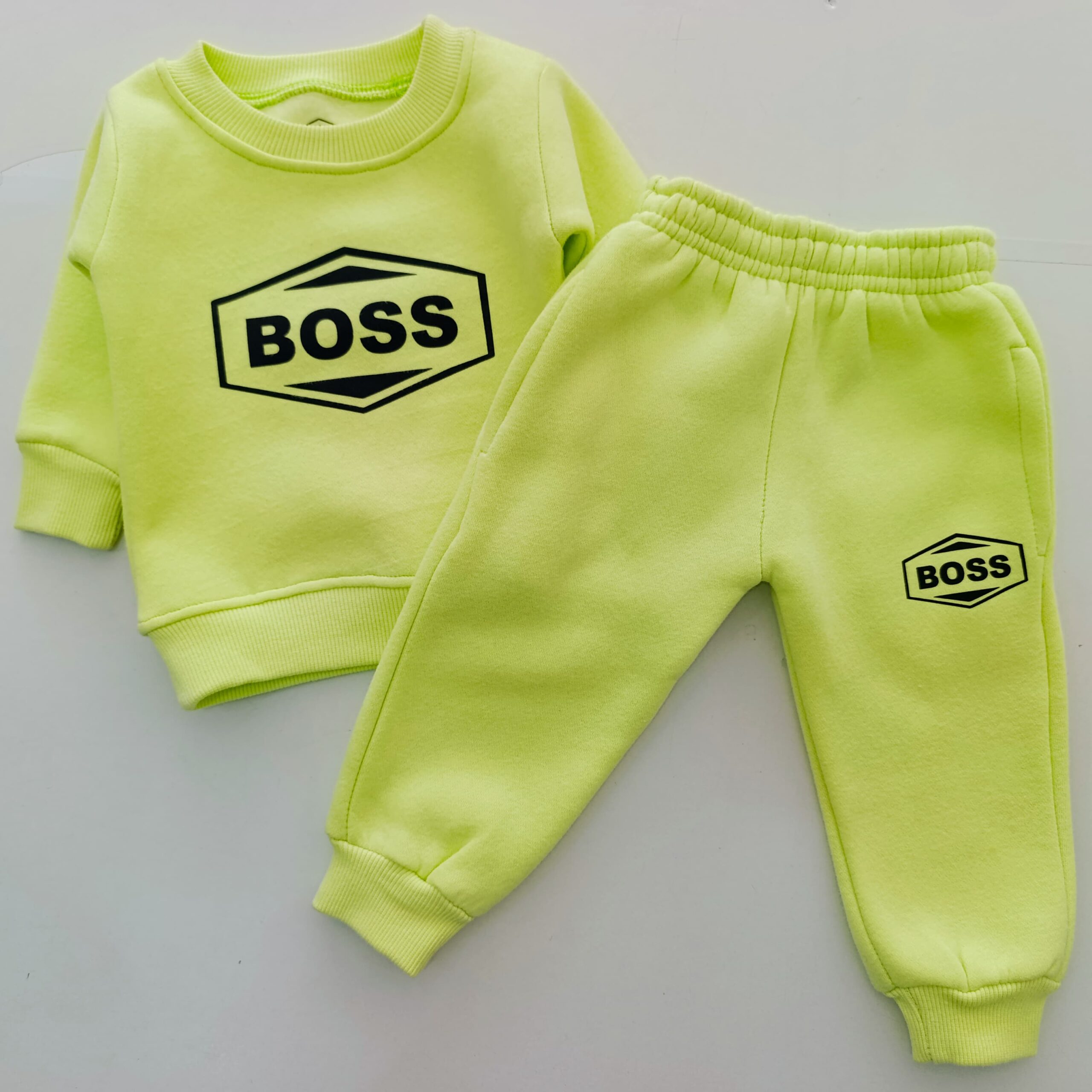 Infant Baby 2 Piece Set Fashion Pullover Sweatshirt + Trouser Elastic Waist Sweatpants - Image 7