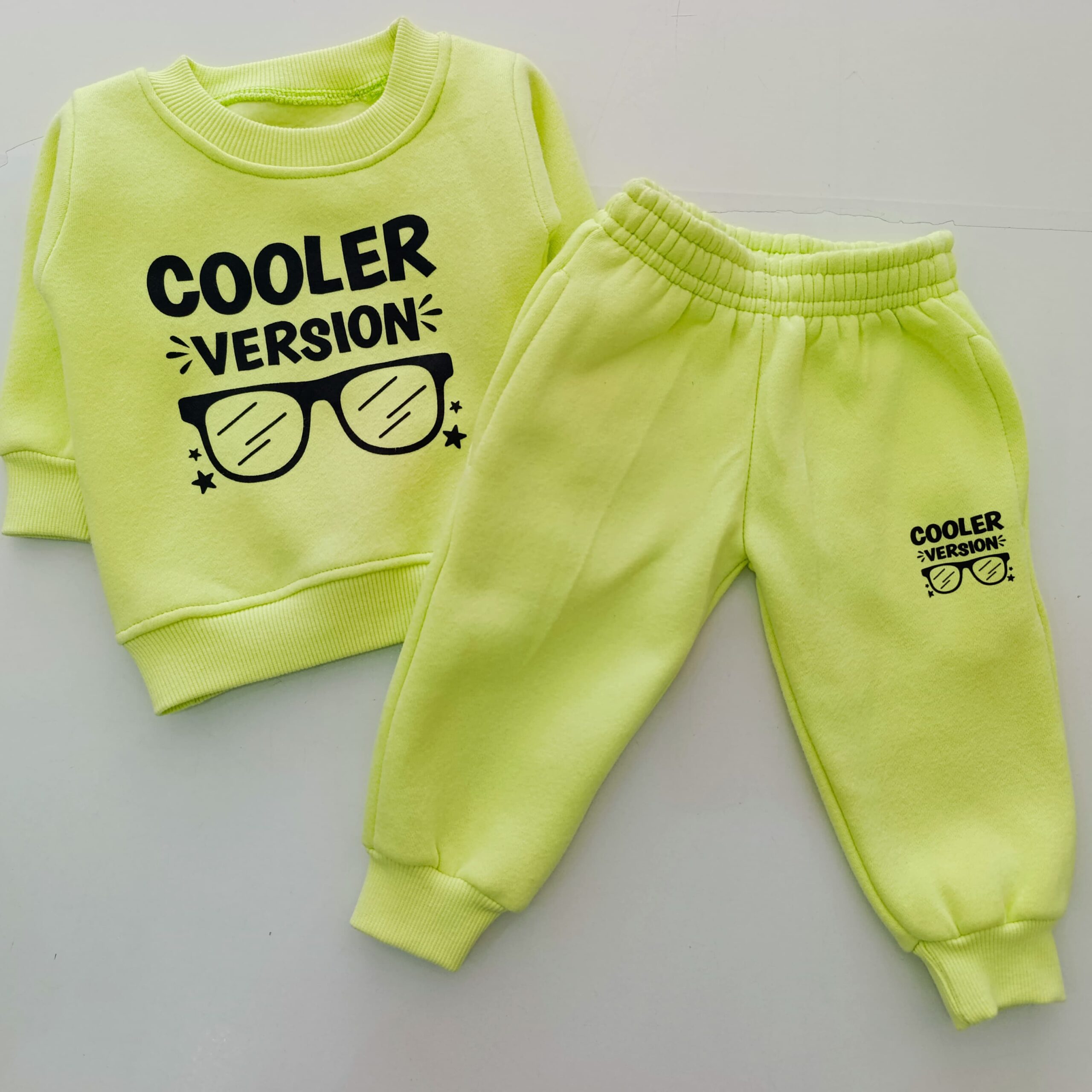 Infant Baby 2 Piece Set Fashion Pullover Sweatshirt + Trouser Elastic Waist Sweatpants - Image 8