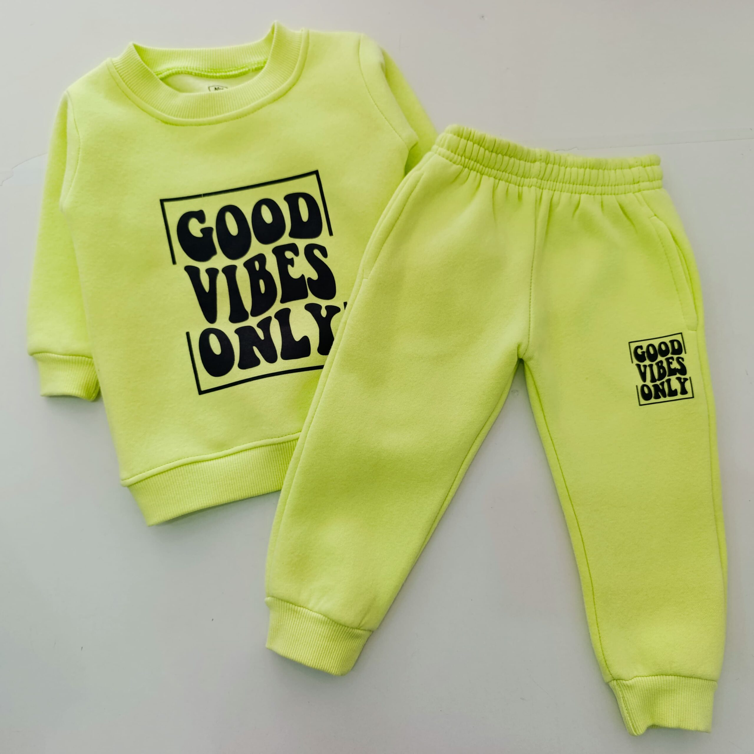 Infant Baby 2 Piece Set Fashion Pullover Sweatshirt + Trouser Elastic Waist Sweatpants - Image 10