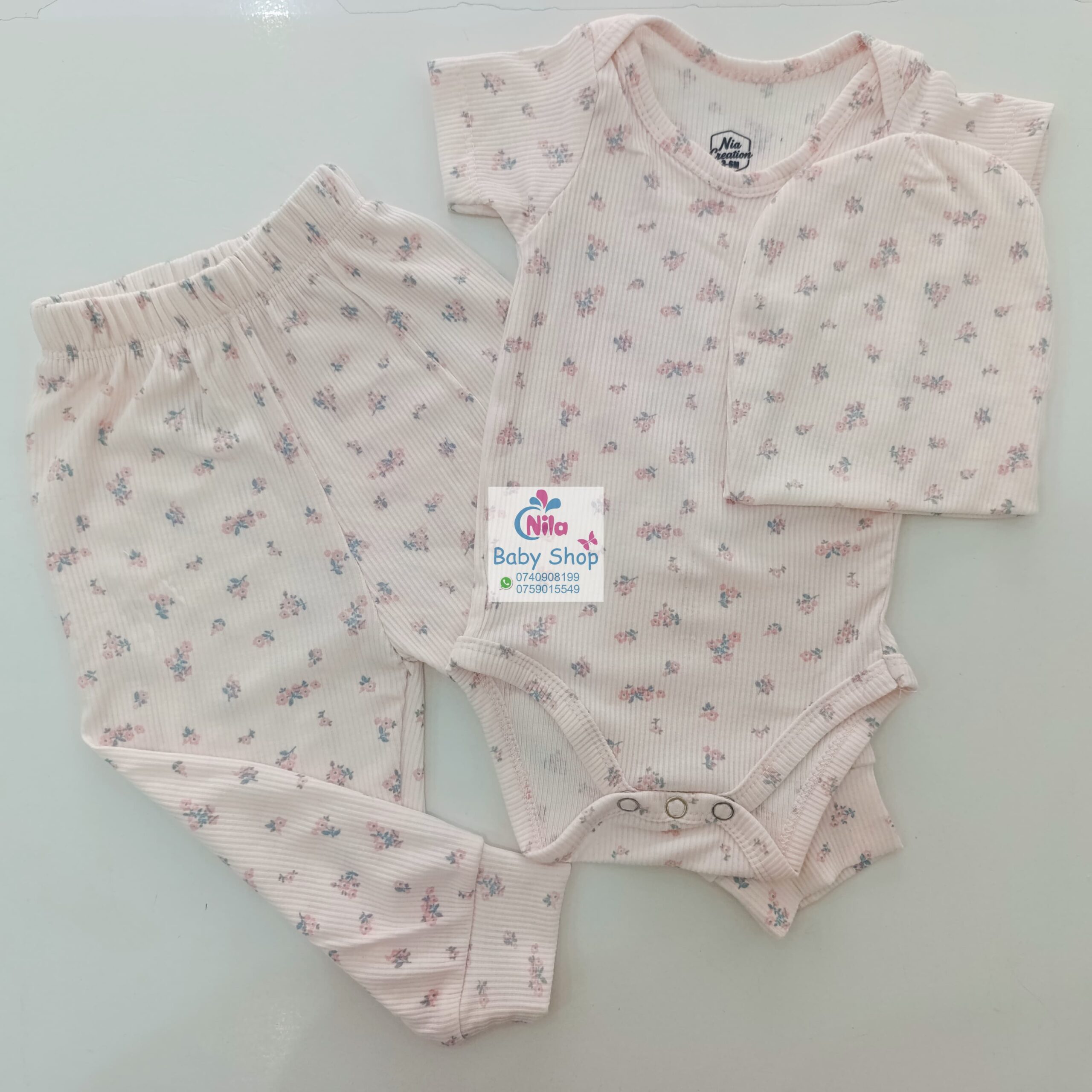 SnuggleStyle Premium 3-Piece Baby Outfit – Bodysuit, Pants & Hat - Image 17