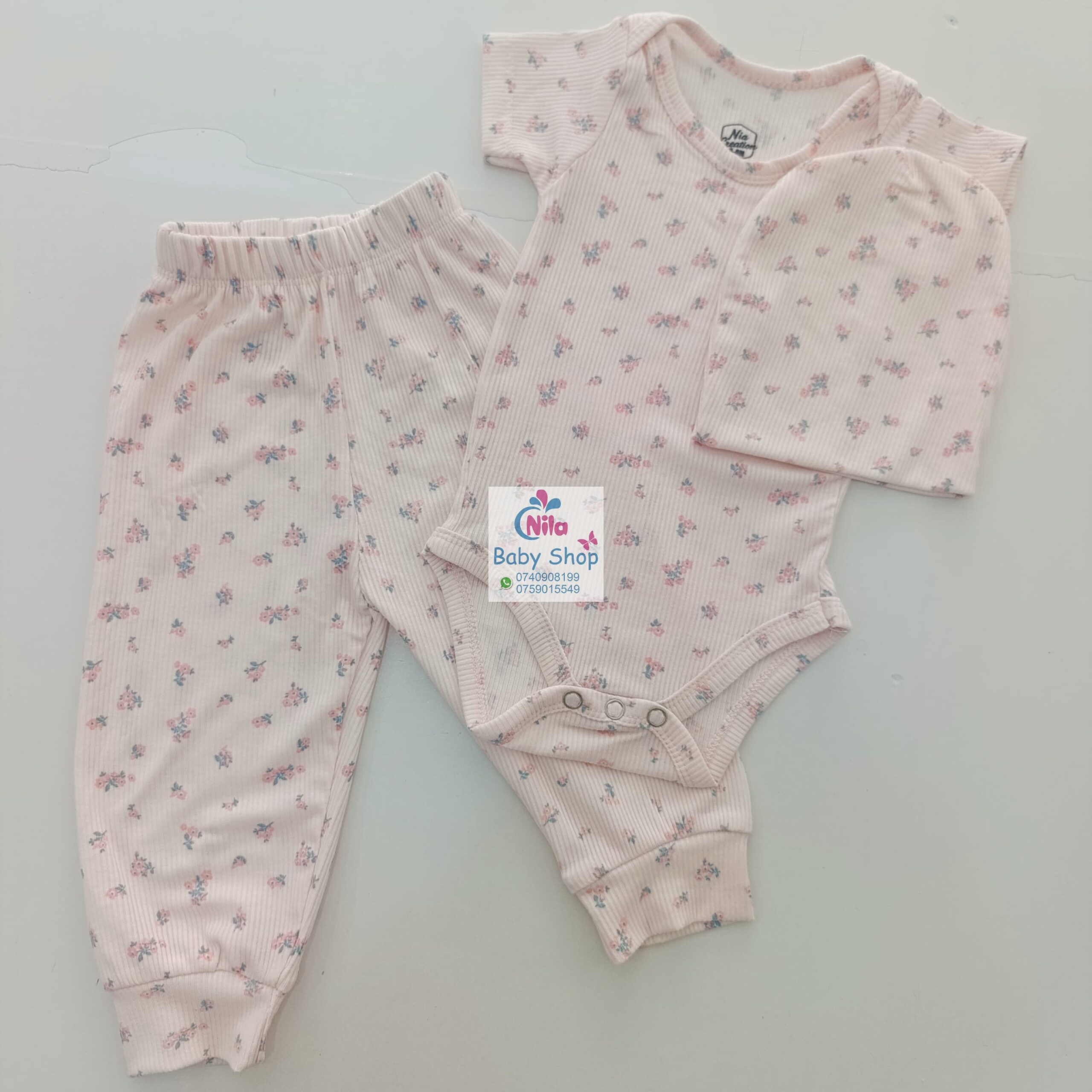 SnuggleStyle Premium 3-Piece Baby Outfit – Bodysuit, Pants & Hat - Image 21