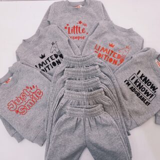 Kids' 2PC Clothing Set Sweatshirt + Jogger Pants
