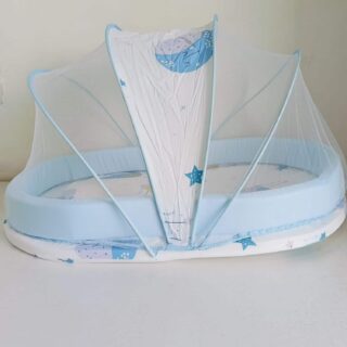 Foldable Baby Sleeping Nest Crib - Blue