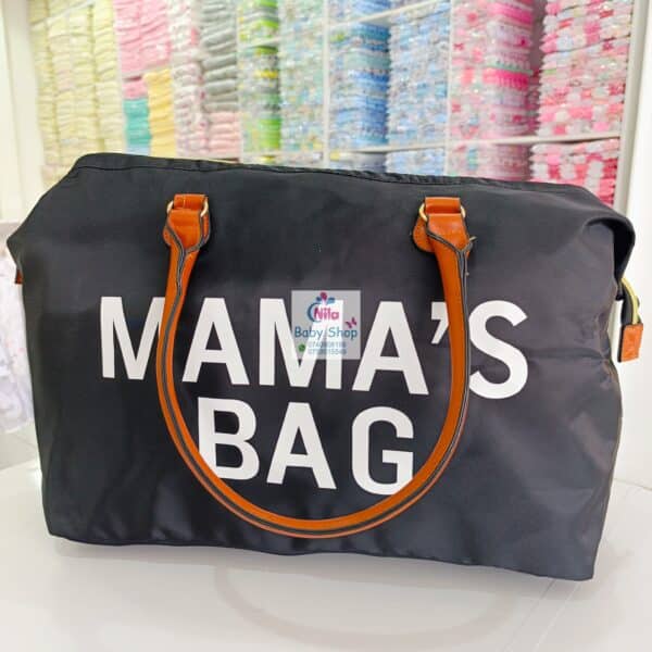 Classic Nappy Bag Letter Print All-Match Mommy Bag Casual Large Capacity Handbag Diaper Bag - Image 6