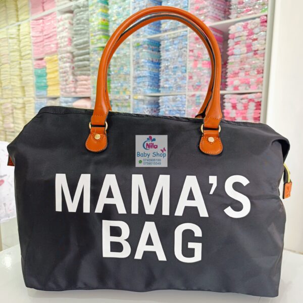 Classic Nappy Bag Letter Print All-Match Mommy Bag Casual Large Capacity Handbag Diaper Bag