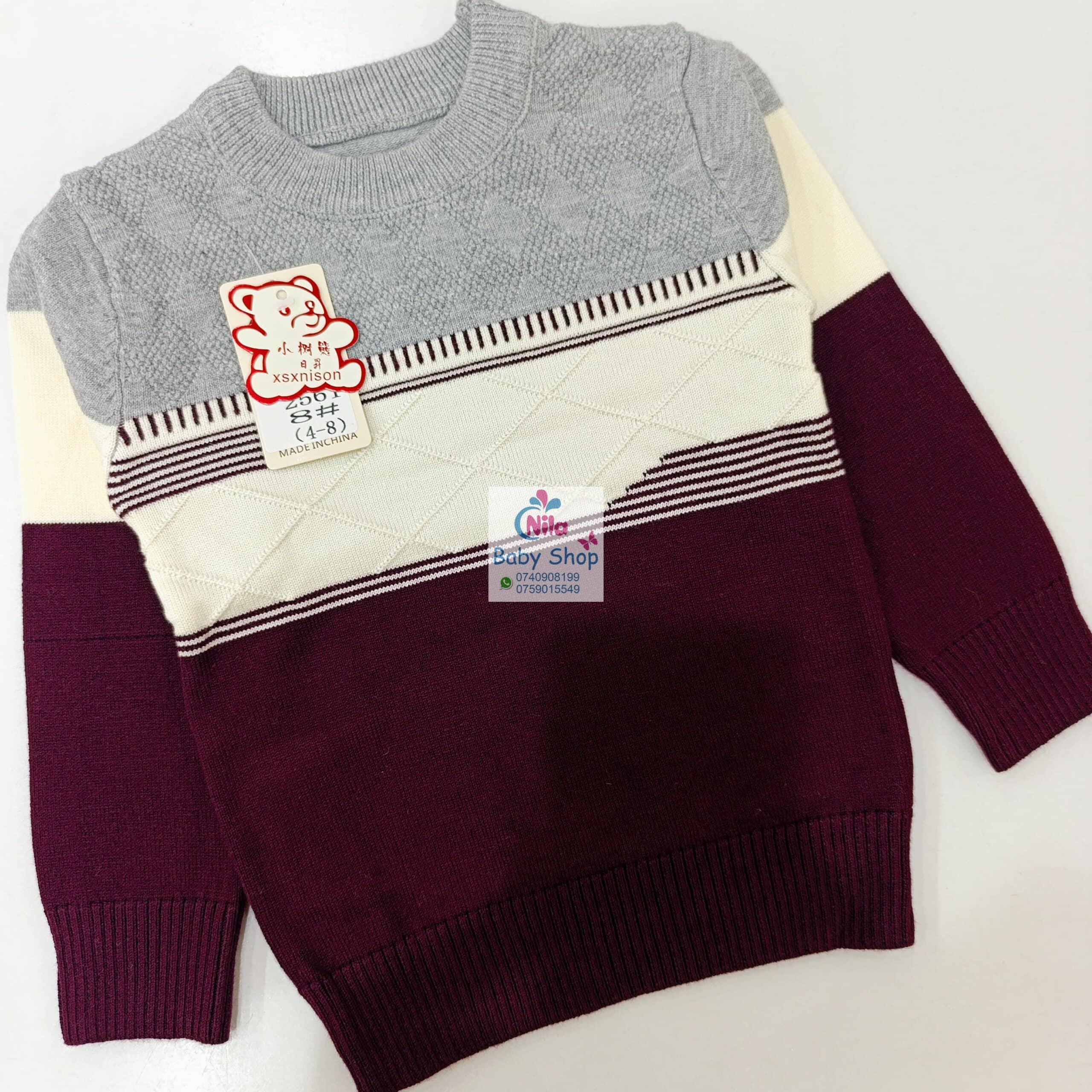 Stylish High Quality Warm Kids Unisex Sweater - Image 12