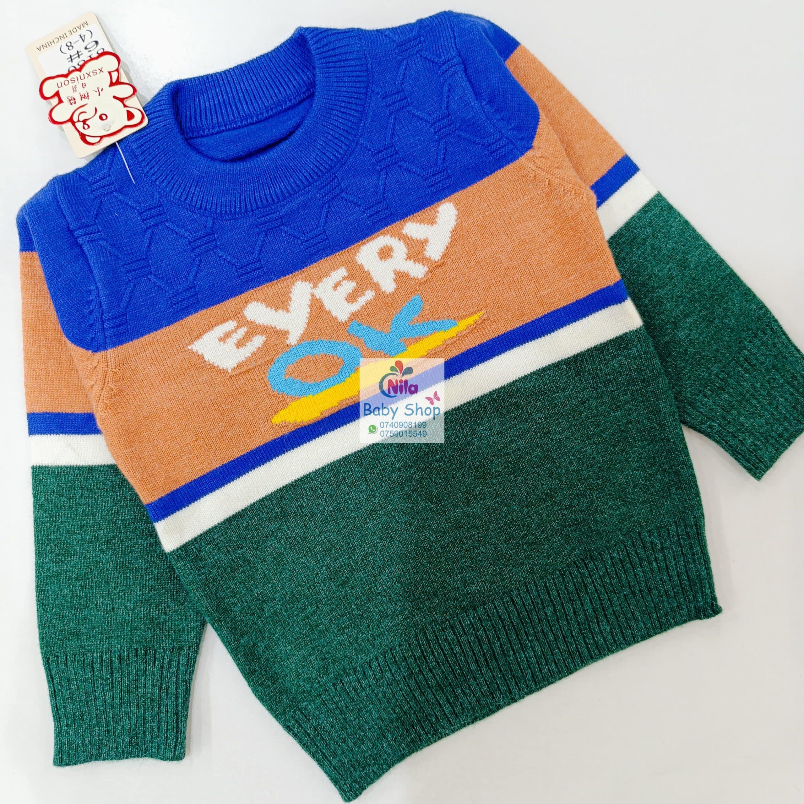 Stylish High Quality Warm Kids Unisex Sweater - Image 4