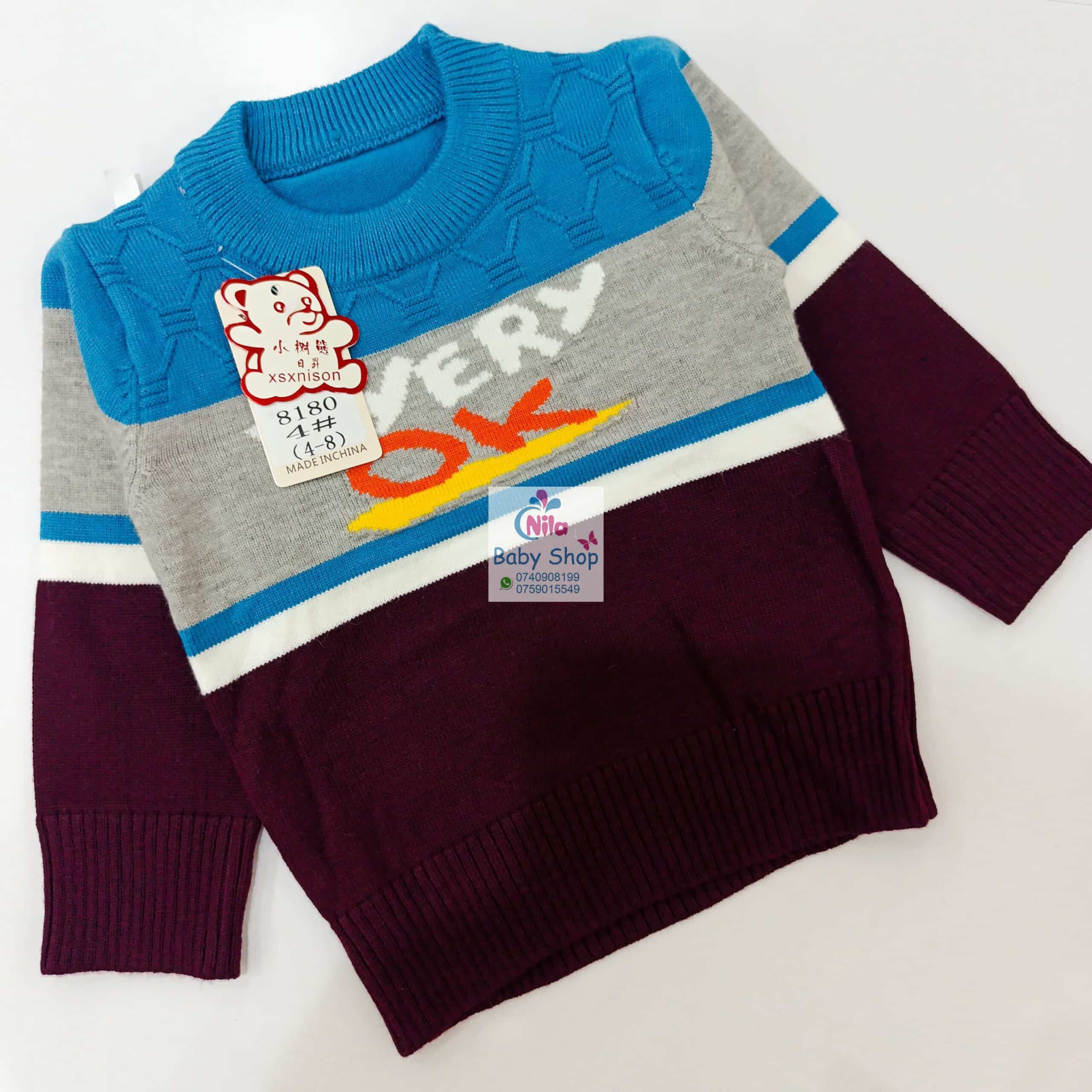 Stylish High Quality Warm Kids Unisex Sweater - Image 3