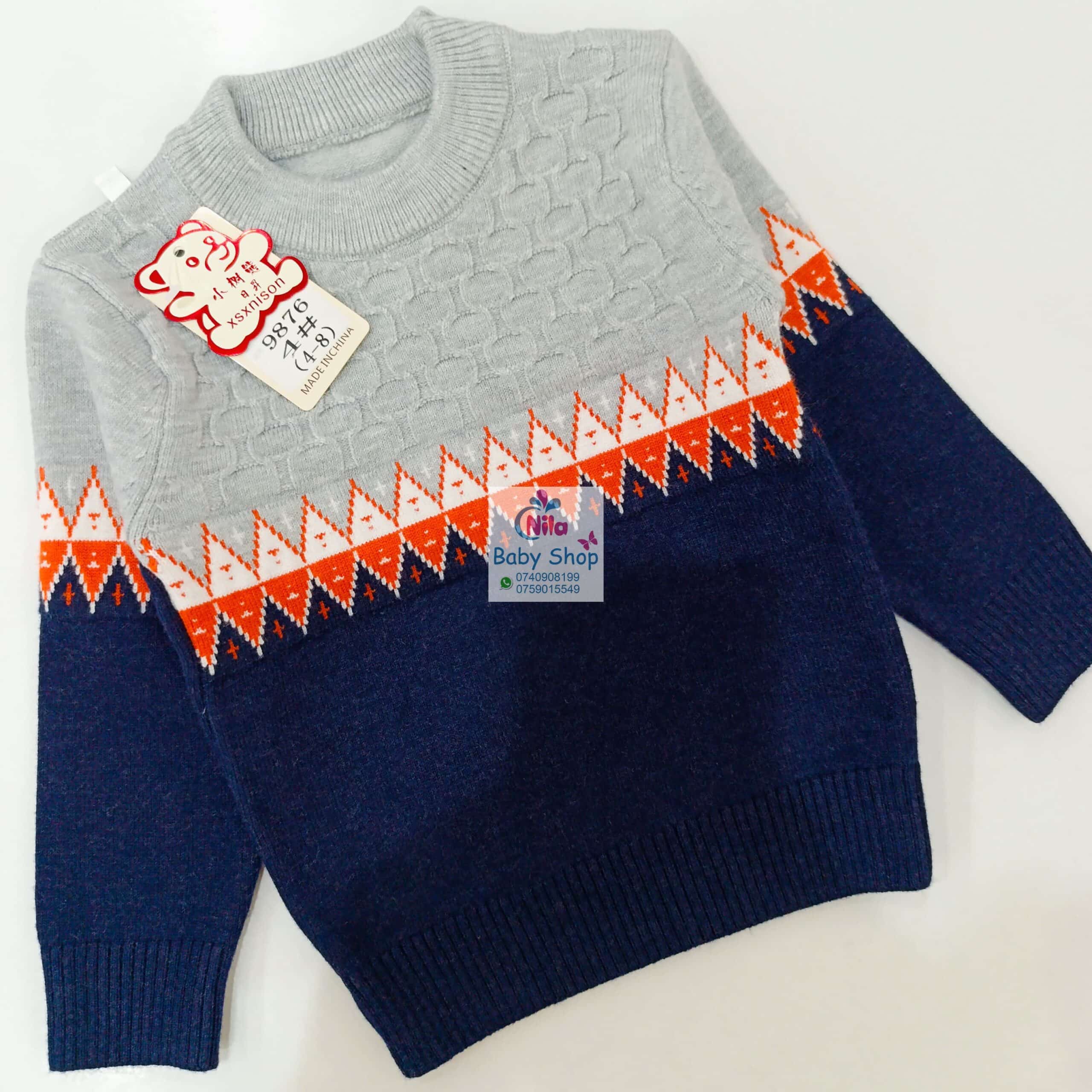 Stylish High Quality Warm Kids Unisex Sweater - Image 10
