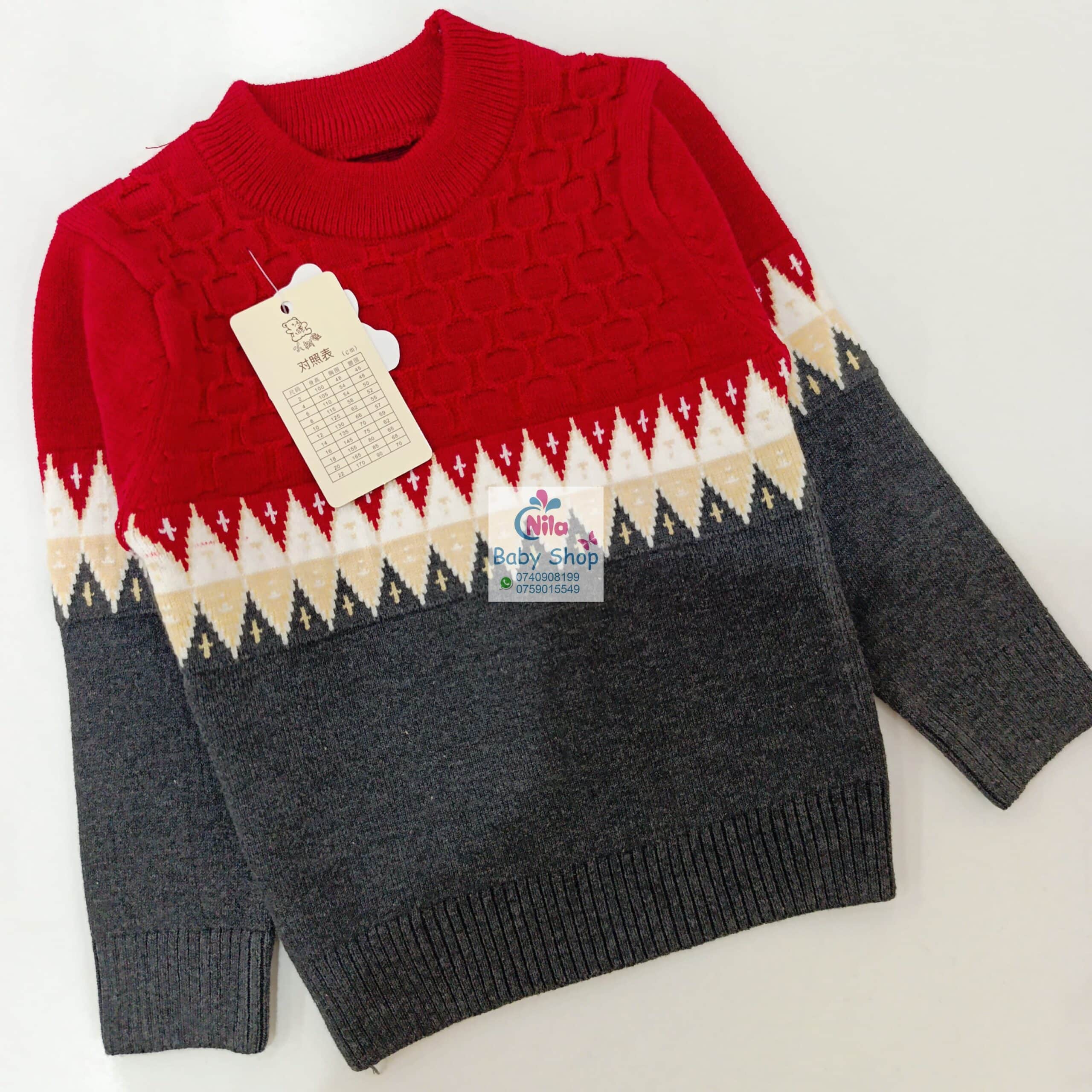 Stylish High Quality Warm Kids Unisex Sweater - Image 9