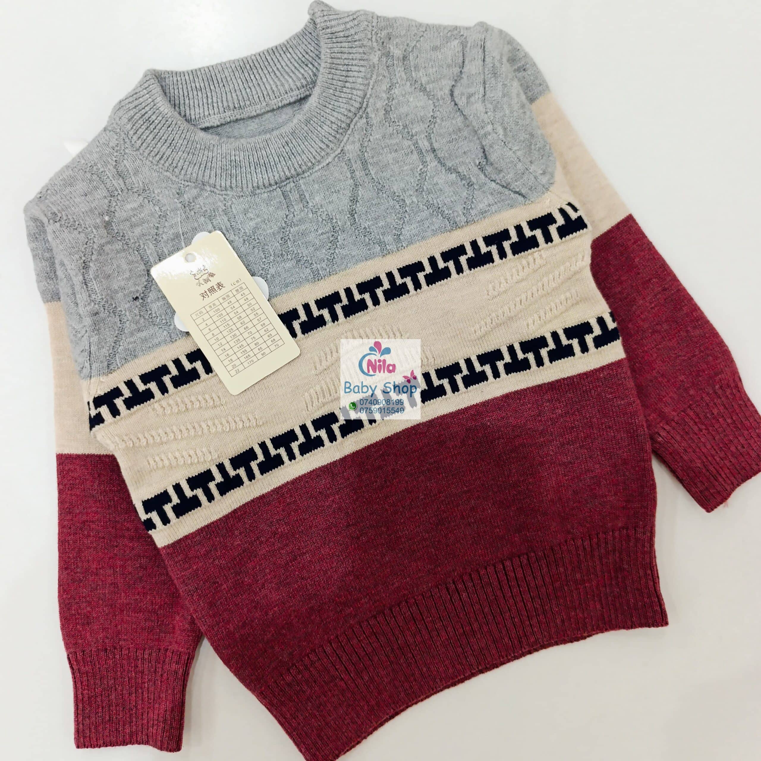Stylish High Quality Warm Kids Unisex Sweater - Image 7