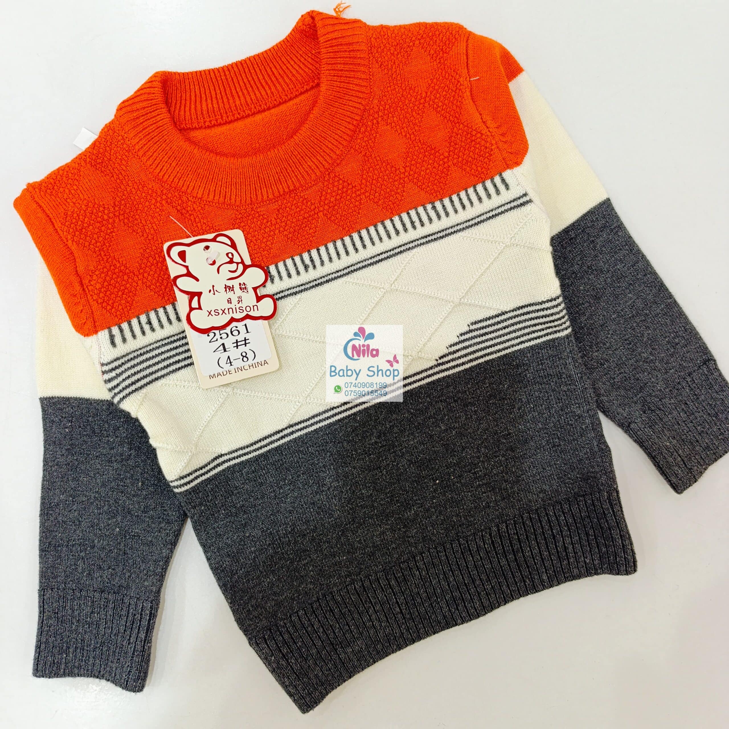 Stylish High Quality Warm Kids Unisex Sweater - Image 6