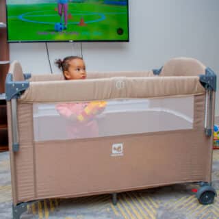 Portable Travel Baby Bedside Cribs Foldable Baby Crib