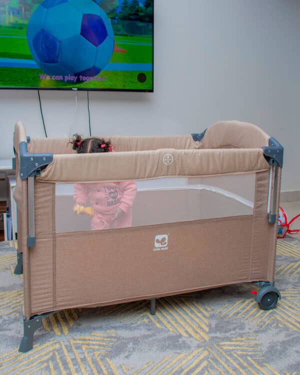 Portable Travel Baby Bedside Cribs Foldable Baby Crib - Image 5